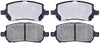 Advantage Ceramic Front Disc Brake Pad Set with Hardware 14D956CH