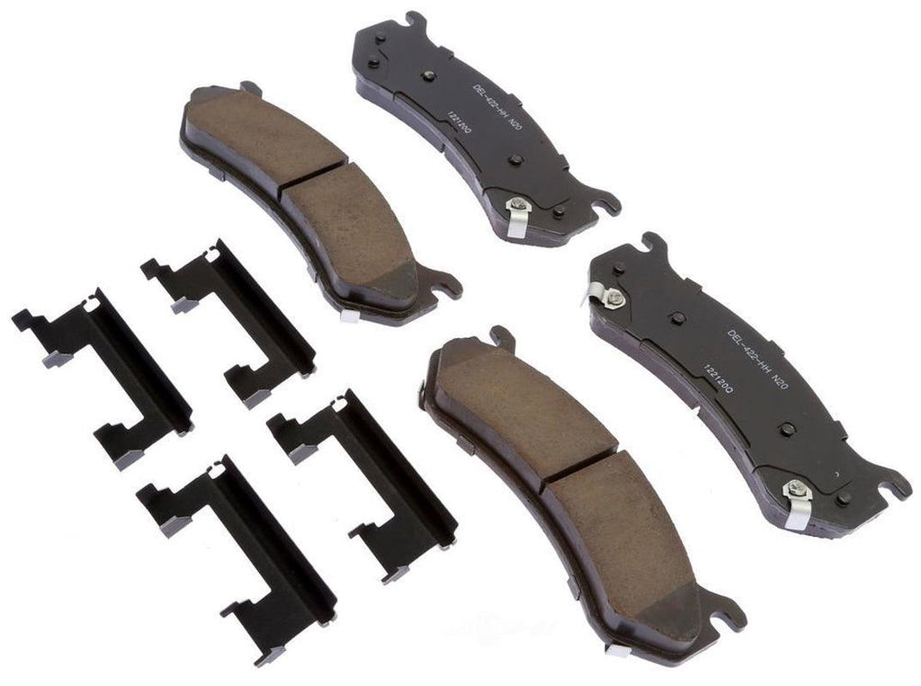 Gold Performance Ceramic Brake Pad Set, W/ Hardware