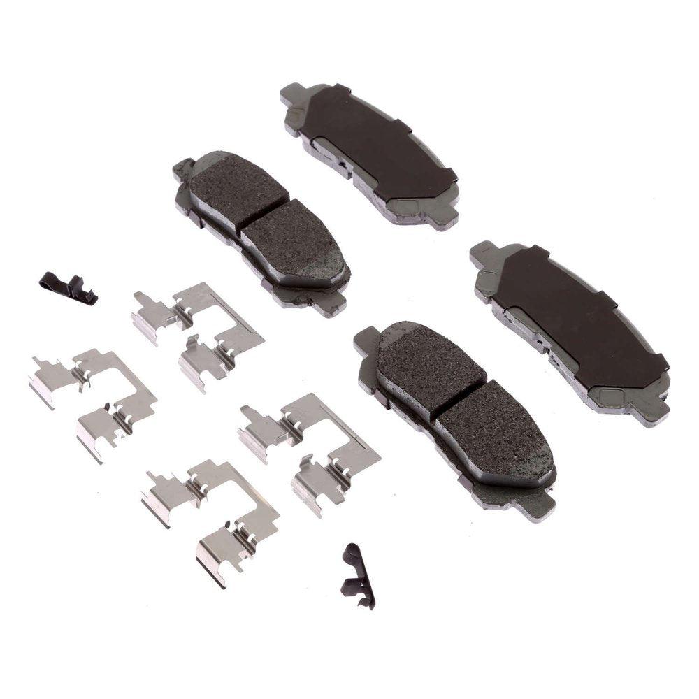 Acdelco Gold Performance Ceramic Brake Pad Set, W/ Hardware