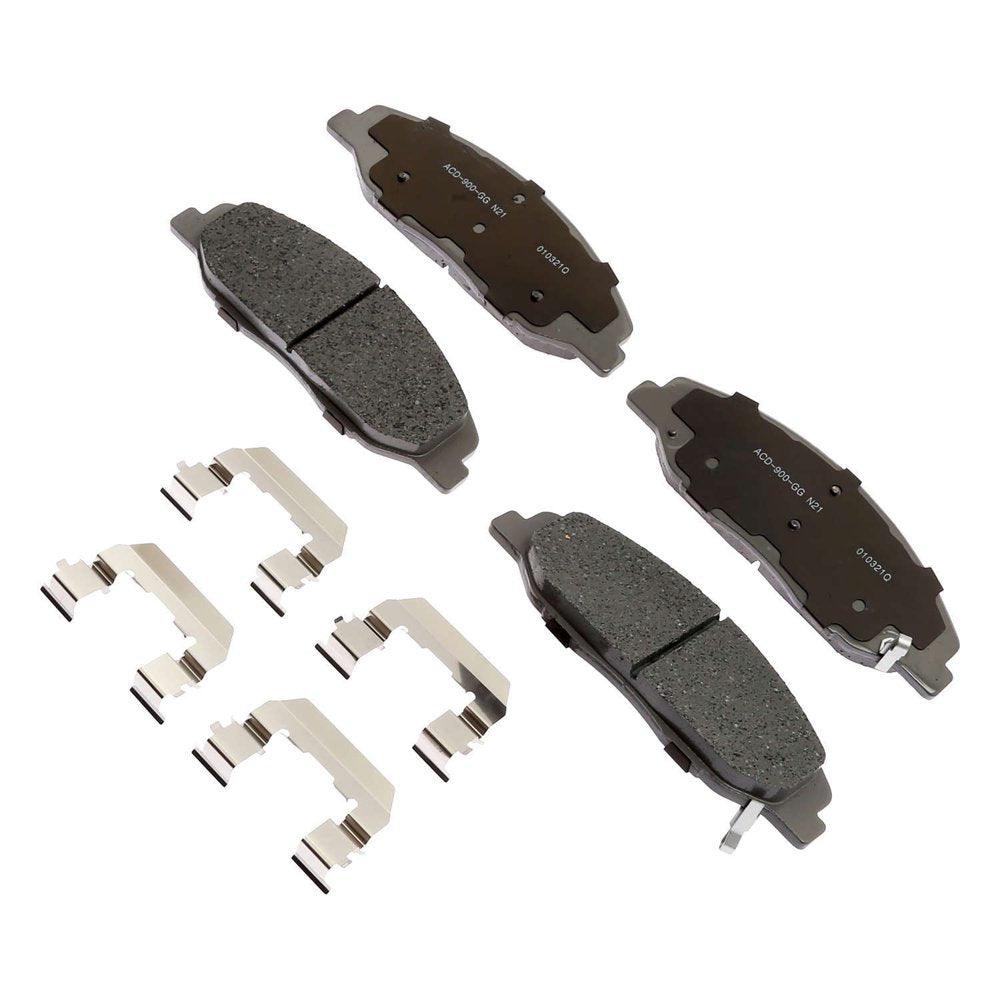 Acdelco Gold Performance Ceramic Brake Pad Set, W/ Hardware