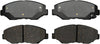 Acdelco Silver 14D914CHF1 Ceramic Front Disc Brake Pad Set