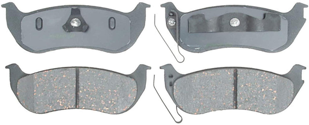 Acdelco Silver Ceramic Brake Pad Set, W/ Hardware