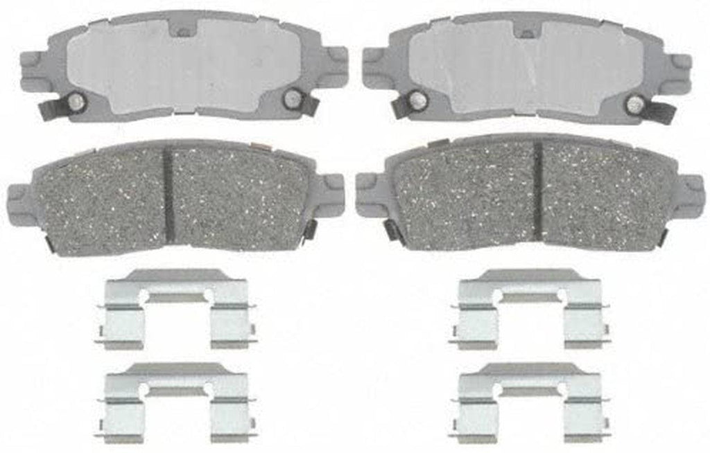 Acdelco Silver Ceramic Brake Pad Set, W/ Hardware