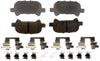 Silver Ceramic Rear Disc Brake Pad Set 14D828CHF1