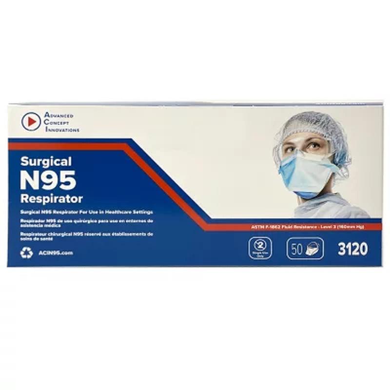 ACI Surgical N95 Respirator Mask, Model 3120 (50 Ct.)