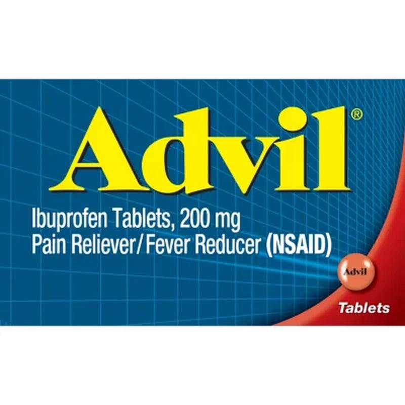 Advil Pain Reliever / Fever Reducer Coated Tablet, 200 Mg. Ibuprofen (50 Pk., 2 Tablets/Pk.)