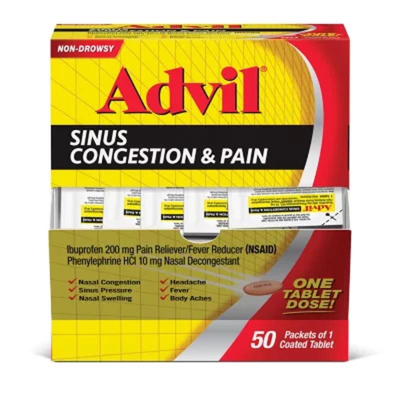 Advil Sinus Congestion & Pain (50 Ct.)