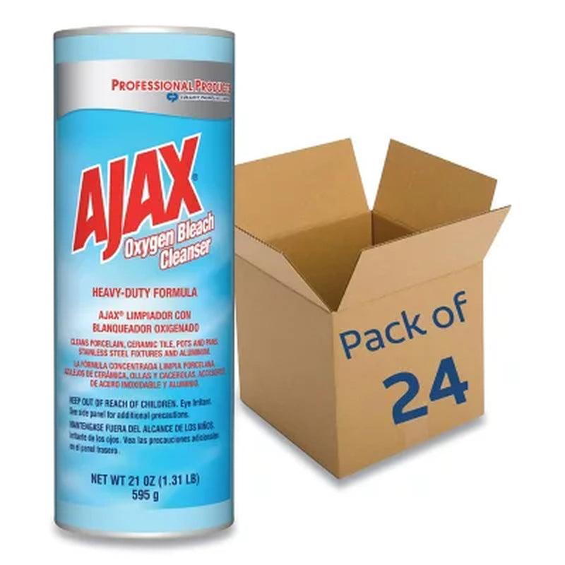 Ajax Oxygen Bleach Powder Cleanser (21 Oz./Can, 24 Cans)