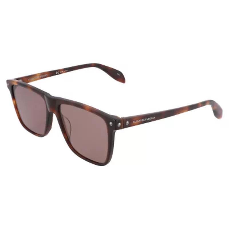 Alexander Mcqueen AM0129S Sunglasses, Brown