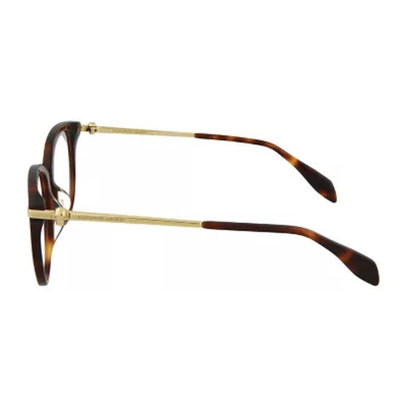 Alexander Mcqueen AM0154OA Eyewear, Brown