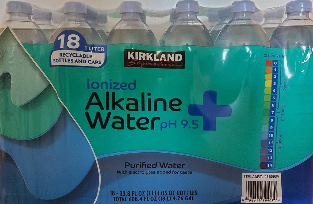 Alkaline Water, 33.8 Fl Oz (Pack of 18)