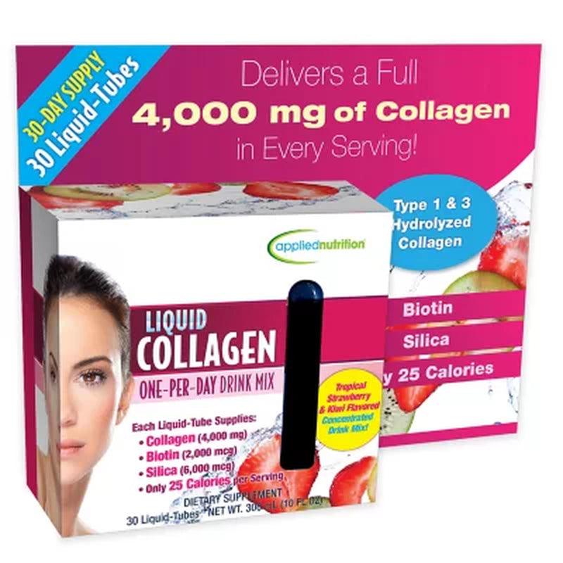 Applied Nutrition Liquid Collagen Tropical Strawberry & Kiwi (10Ml Each, 30 Ct.)