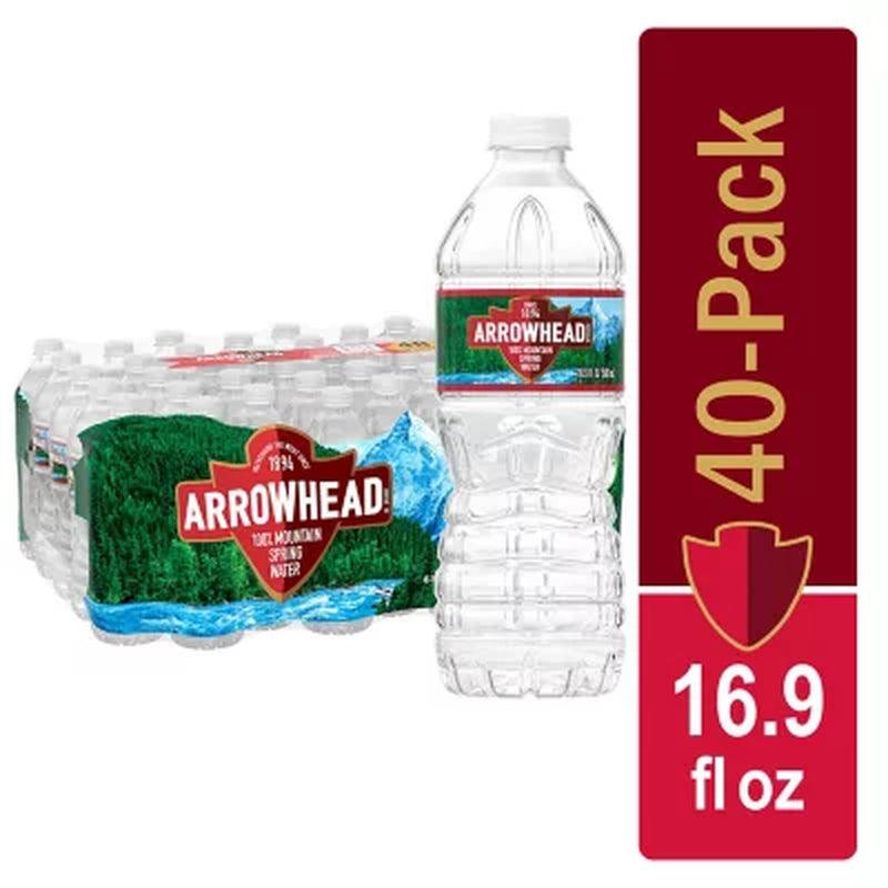 Arrowhead 100% Mountain Spring Water (16.9Oz / 40Pk)