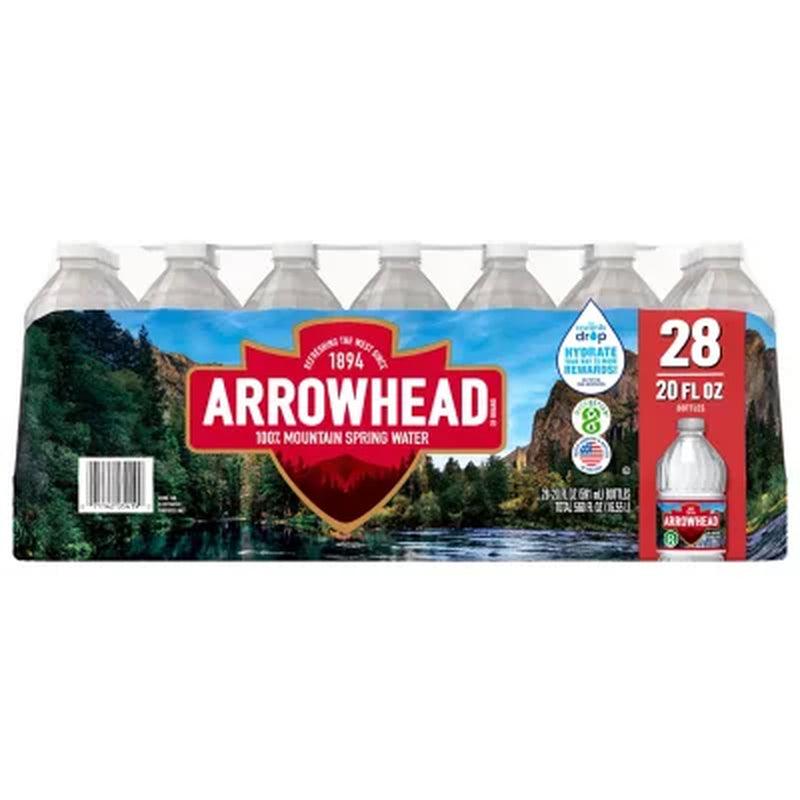 Arrowhead 100% Mountain Spring Water (20Oz / 28Pk)