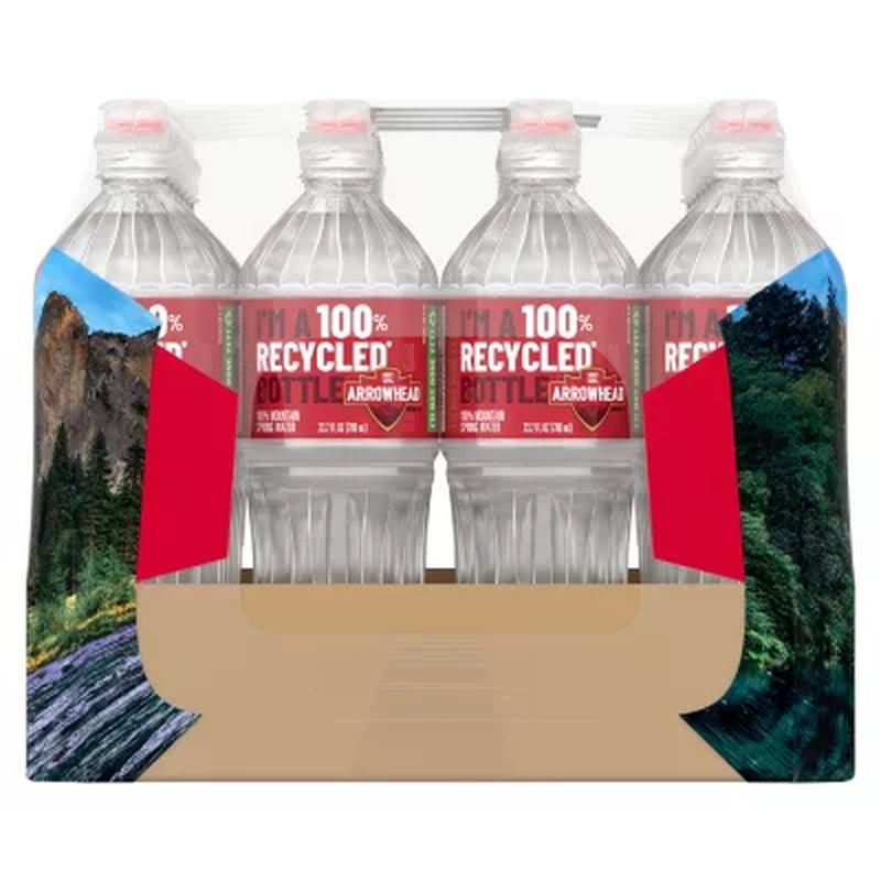 Arrowhead 100% Mountain Spring Water (23.7Oz / 24Pk)