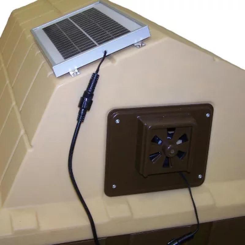 ASL Solutions Dog House Solar Powered Exhaust Fan (Choose Your Size)