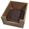 ASL Solutions Insulated DP Hunter Dog House with Fleece Bed, Choose Your Color (23"W X 29"L X 23.5"H)