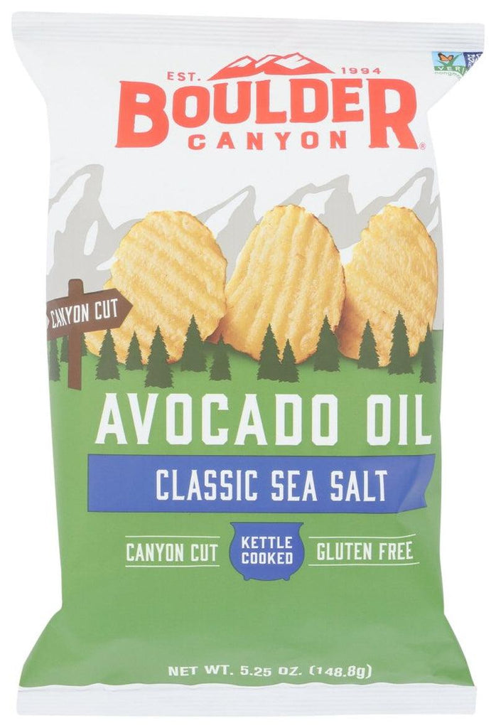 Avocado Oil Canyon Cut Potato Chips Sea Salt, 5.25 Oz