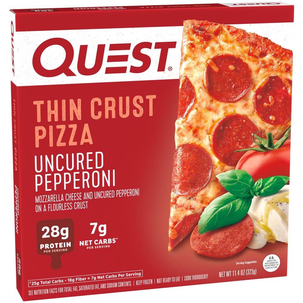 Quest® Thin Crust Pizza, High Protein, Flourless, Uncured Pepperoni