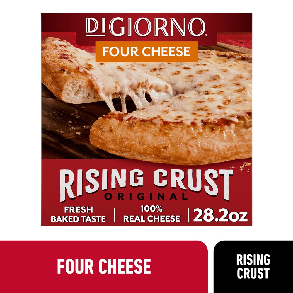 Digiorno Frozen Pizza, Four Cheese Original Rising Crust with Marinara Sauce, 28.2 Oz (Frozen)