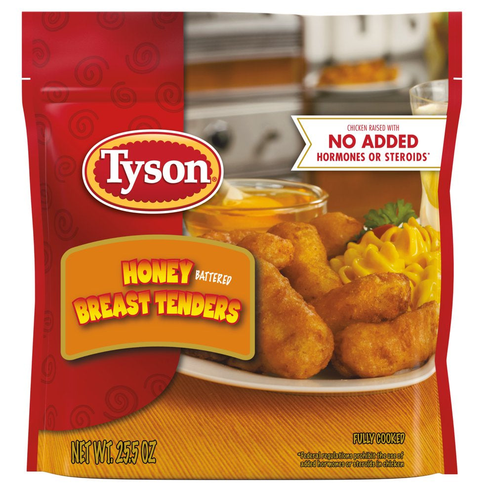 Tyson Honey Battered Breast Tenders, 1.59 Lb (Frozen)