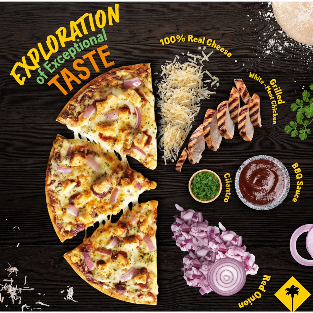 California Pizza Kitchen Frozen Pizza, BBQ Chicken Thin Crust Pizza, Barbeque Sauce, 14.7 Oz (Frozen)