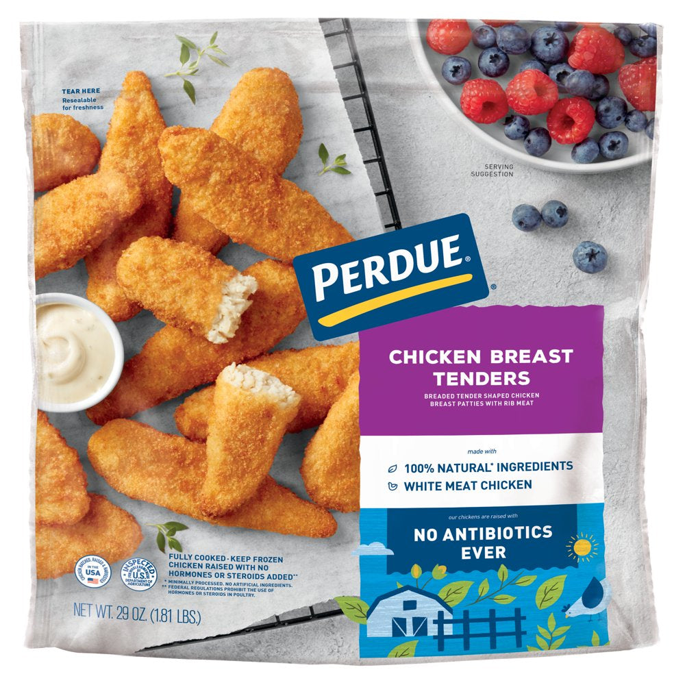 Perdue, No Antibiotics Ever, Frozen Breaded Chicken Breast Tenders, 29 Oz.