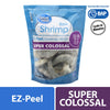 Great Value Frozen Raw Super Colossal Shell-On Tail-On Easy Peel Shrimp, 16 Oz (13-15 Count per Lb)