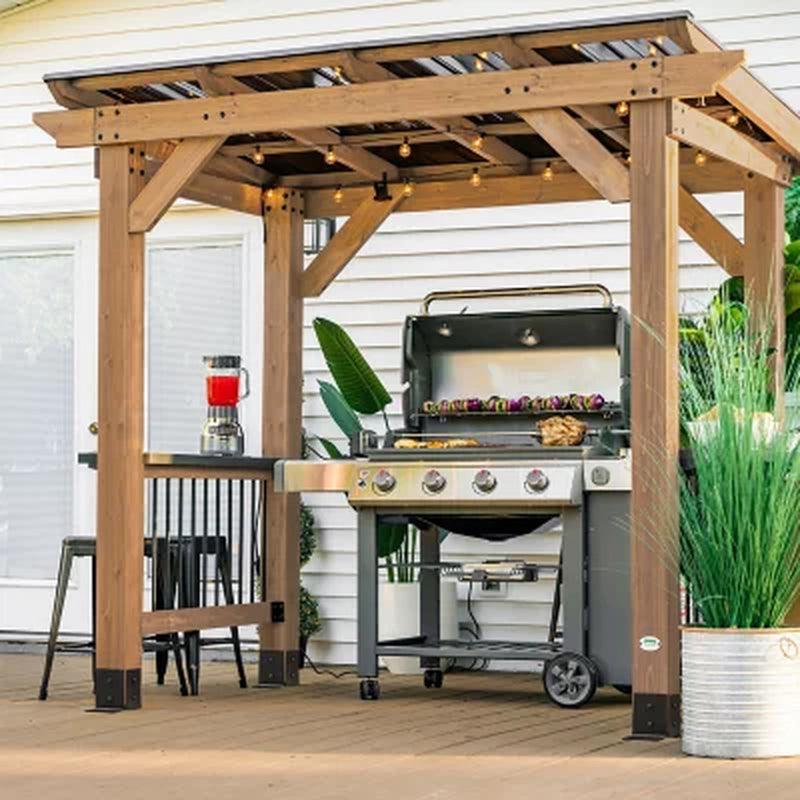 Backyard Discovery Saxony Cedar Grill Gazebo