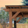 Backyard Discovery Saxony Cedar Grill Gazebo