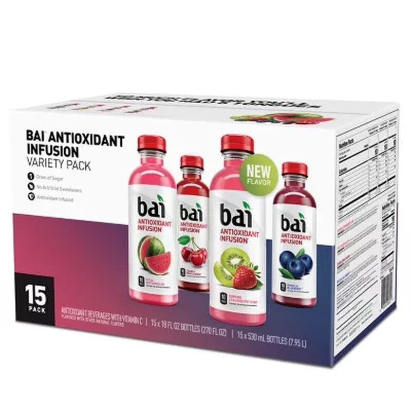 Bai Hillside Variety Pack (18 Fl. Oz., 15 Pk.)