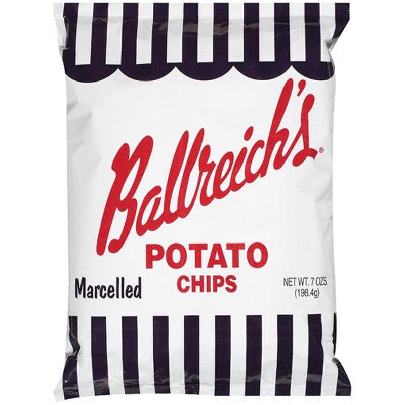 Ballreich'S Marcelled Potato Chips, 7 Oz.