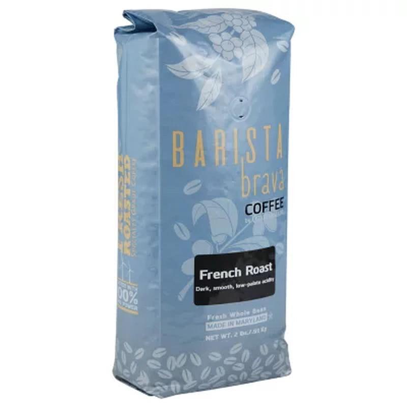 Barista Brava by Quartermaine Whole Bean Coffee, French Roast (32 Oz.)