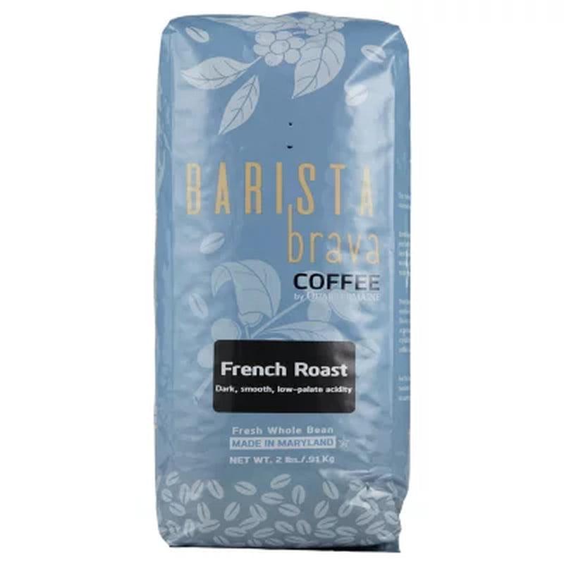 Barista Brava by Quartermaine Whole Bean Coffee, French Roast (32 Oz.)