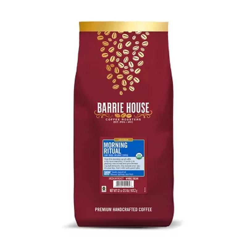 Barrie House Fair Trade Organic Whole Bean Coffee, Morning Ritual (32 Oz.)