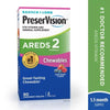 Bausch + Lomb Preservision Eye Vitamin & Mineral AREDS2 Chewables (90 Ct.)