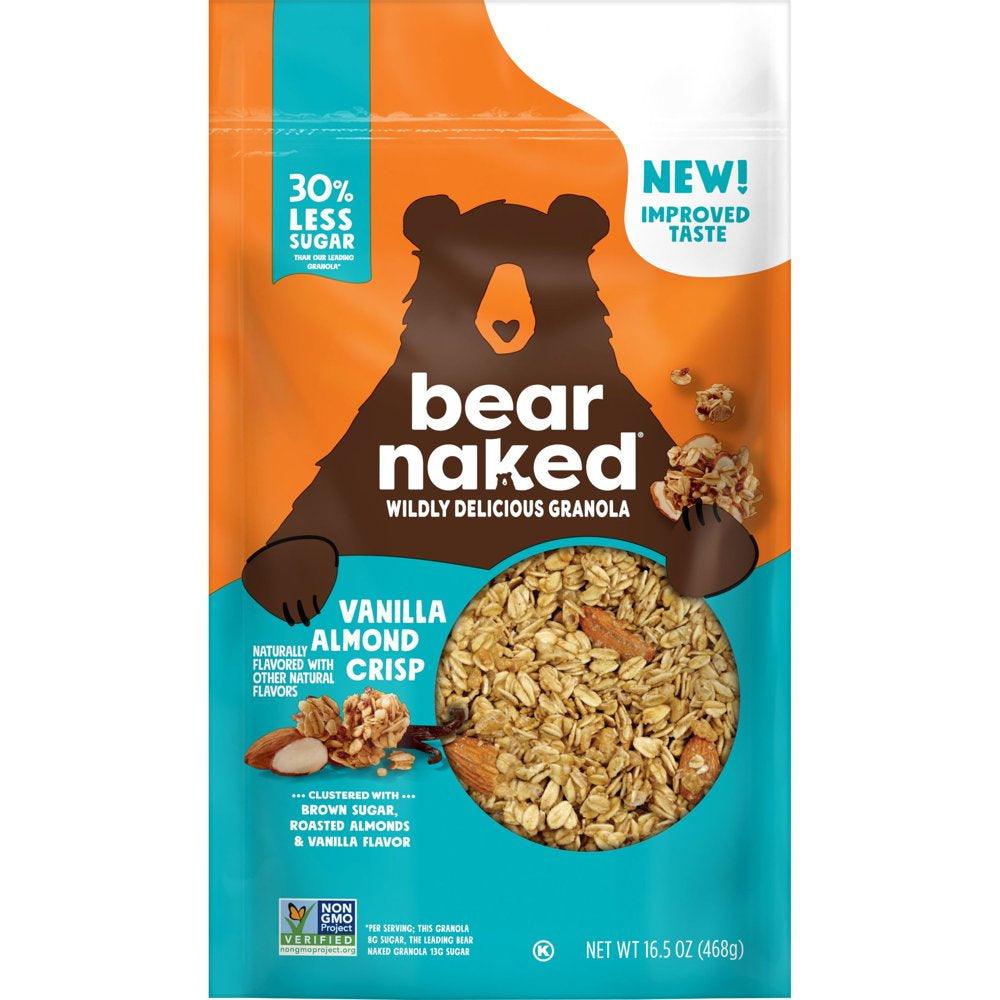 Bear Naked Vanilla Almond Crisp Granola Cereal, 16.5 Oz