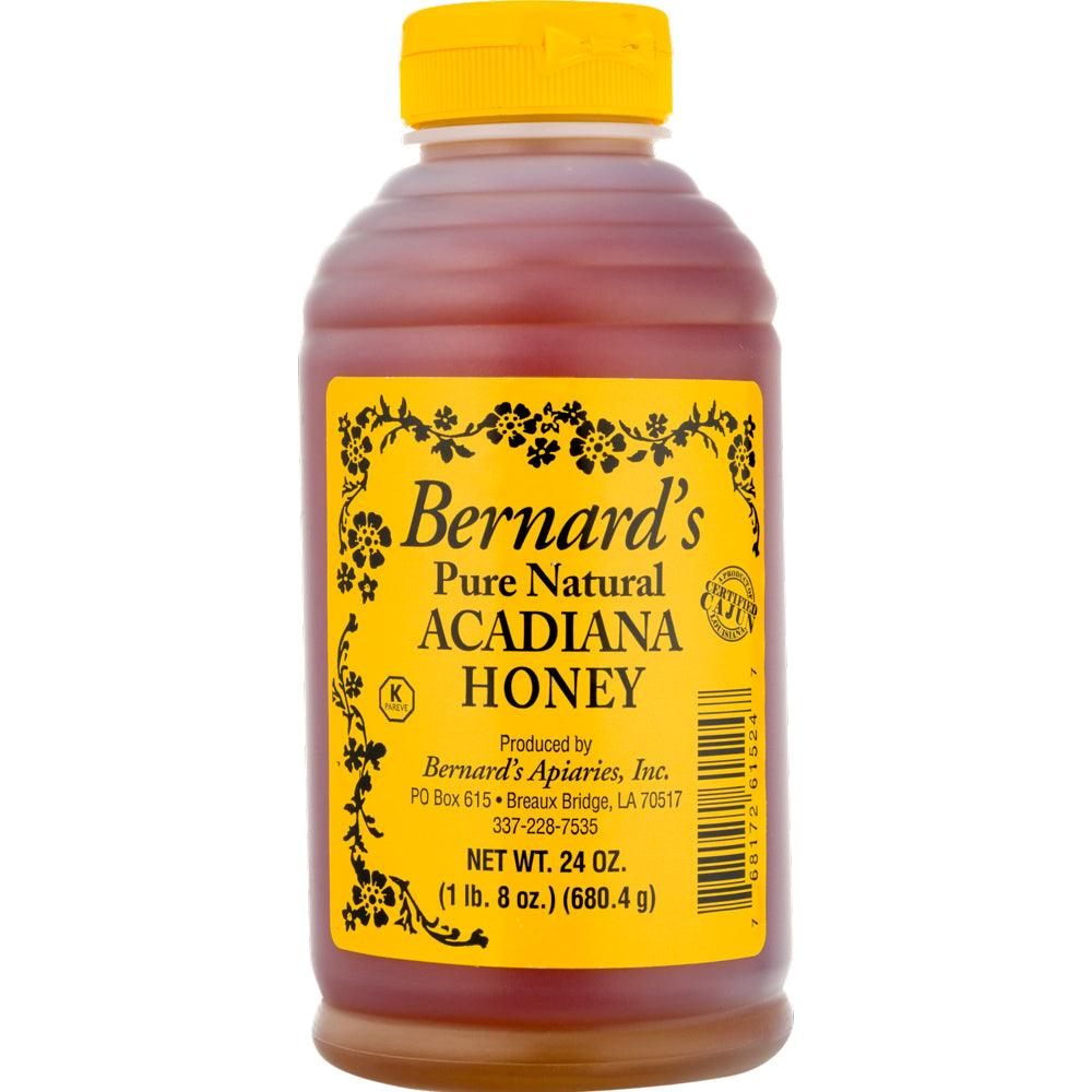 Bernards Pure Natural Acadiana Honey, 24 Oz