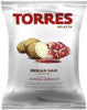 (Best Flavors) Torres Premium Potato Chips [4 Pack] - 2 Black Truffle Chips and 2 Iberico Ham Chips - Handcrafted Patatas Fritas 4 Pack Torres Chips