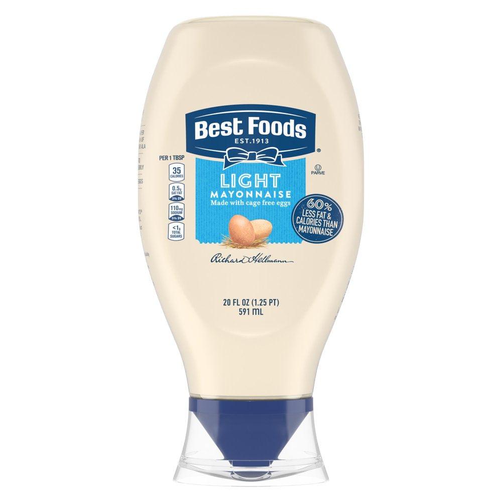 Best Foods Light Mayonnaise, 20 Fl Oz