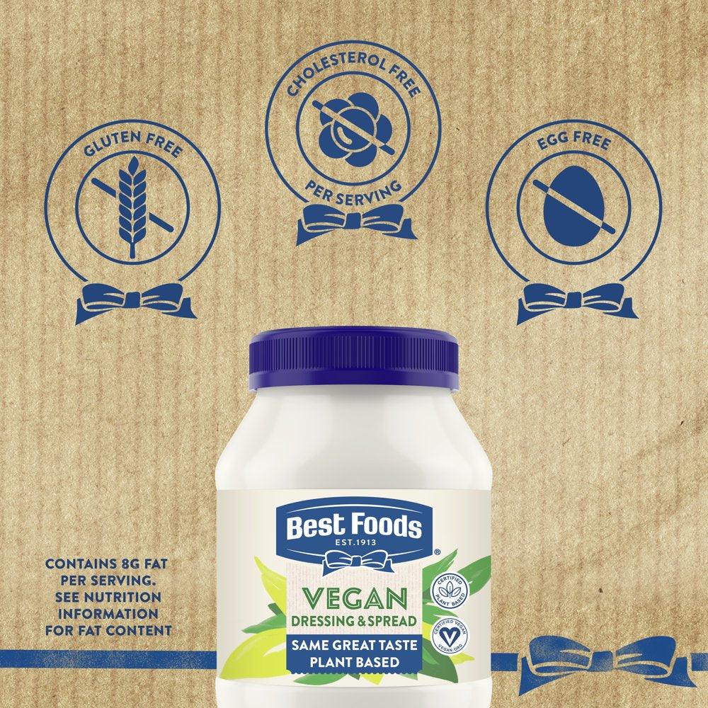 Best Foods Vegan Dressing & Sandwich Spread, 24 Fl Oz