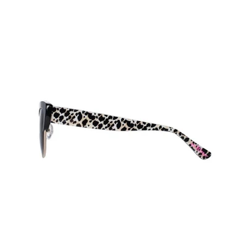 Betsey Johnson BS12 Sunglasses, Black