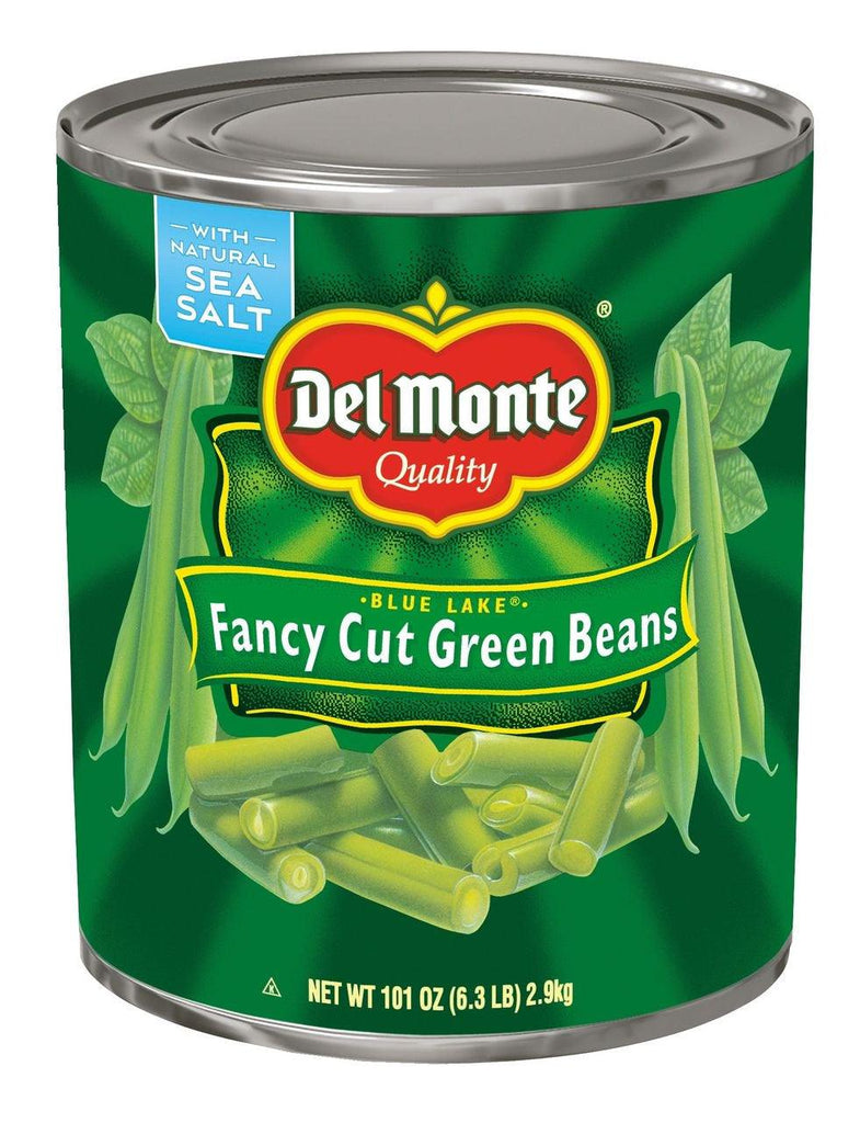 Blue Lake Fancy Cut, Bottle, Green Beans 101 Oz.- Canned & Jarred Vegetables