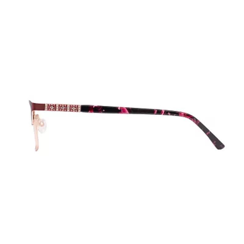 Bob Mackie B121 Eyewear, Red