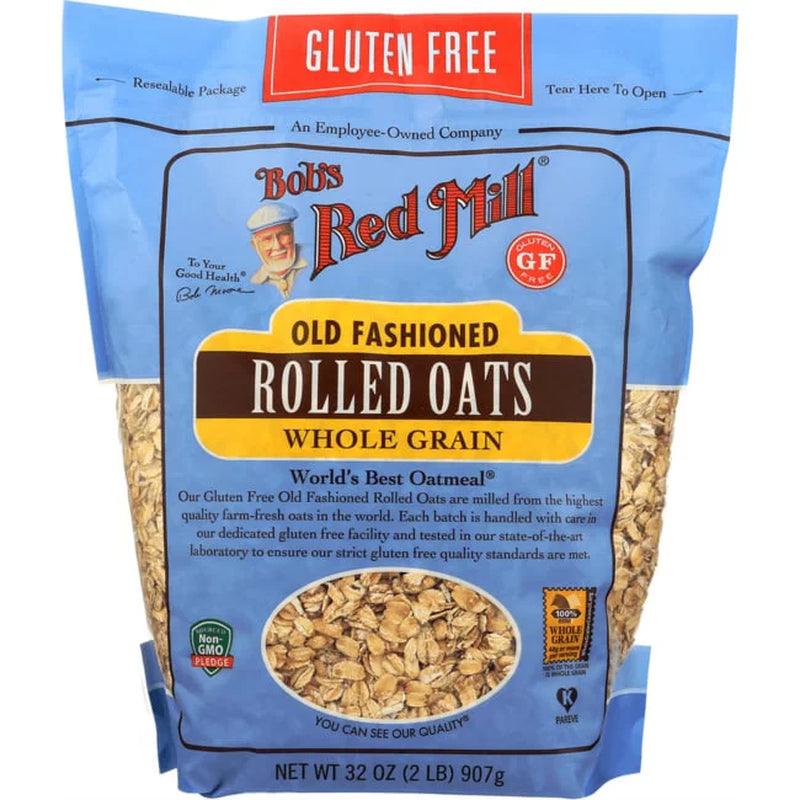 Bob'S Red Mill, Old Fashioned Rolled Oats, Gluten Free, 32 Oz