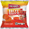 Bold & Zesty Texas Pete Hot Sauce Potato Chips, 1Oz Bag (Pack of 24, Total of 24 Oz)