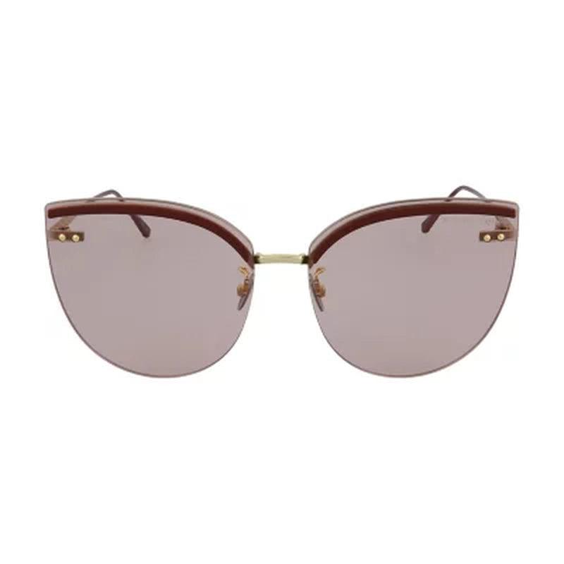 Bottega Veneta BV0205S Sunglasses, Pink