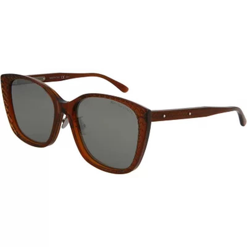 Bottega Veneta BV0218SK Sunglasses, Brown