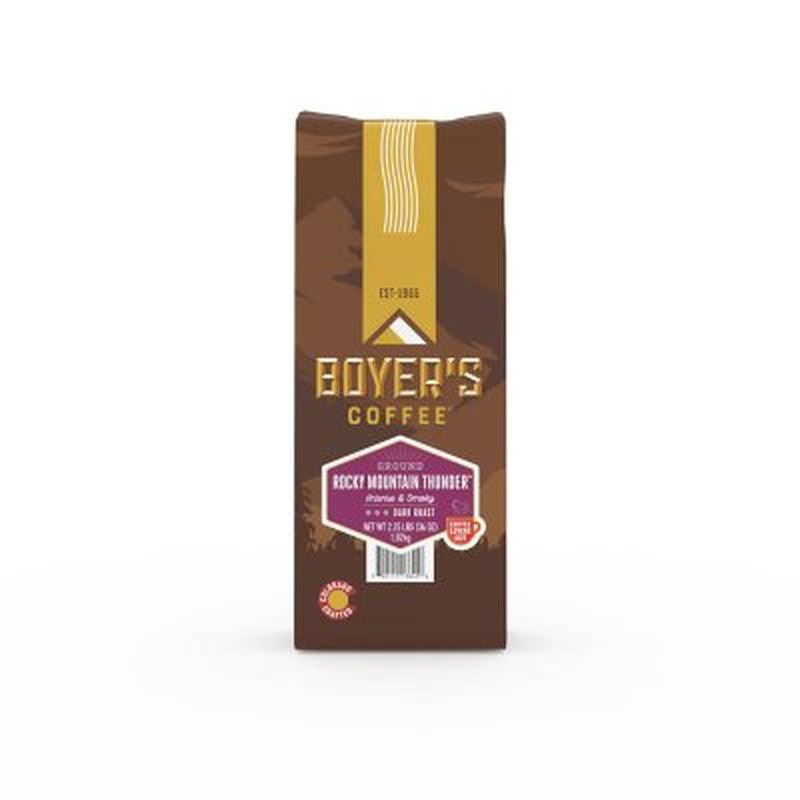 Boyer'S Coffee Rocky Mountain Thunder, Ground (2.25 Lb.)