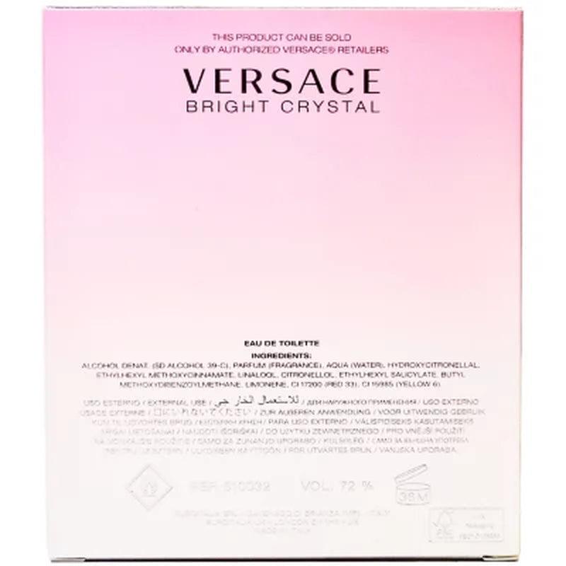 Bright Crystal Eau De Toilette by Versace - 3.0 Oz.